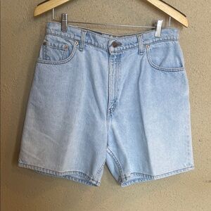 Levi's Light Wash Denim Shorts